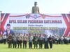 Sinergitas Persiapan Pilkada 2024, Forkopimda Dan Forkopimcam Kab, Blitar Ikuti Apel Gelar Linmas Di Pemkab Blitar