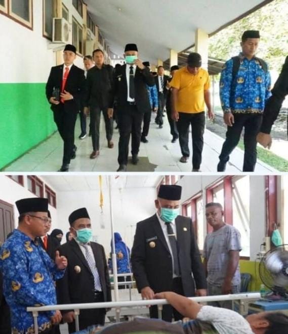 Bupati dan Wakil Bupati Buru Lakukan Inspeksi ke Pasar dan RSU Namlea